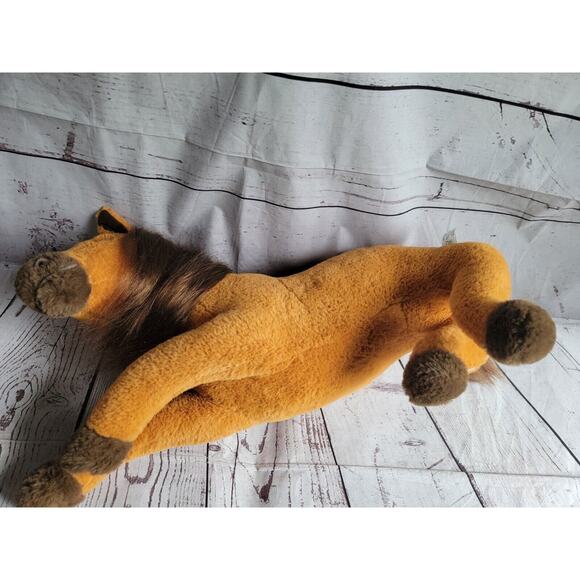 SPIRIT Plush Horse Large 20 Inch Brown Laying Stuffed Animal Dreamworks Show - Picture 5 of 8